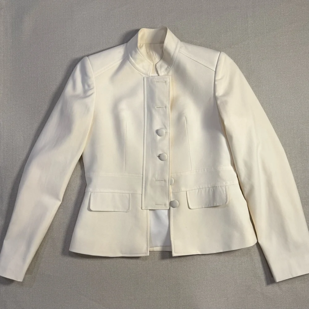 Loro Piana Ivory Women's Suit Jacket - Picture 5 of 6